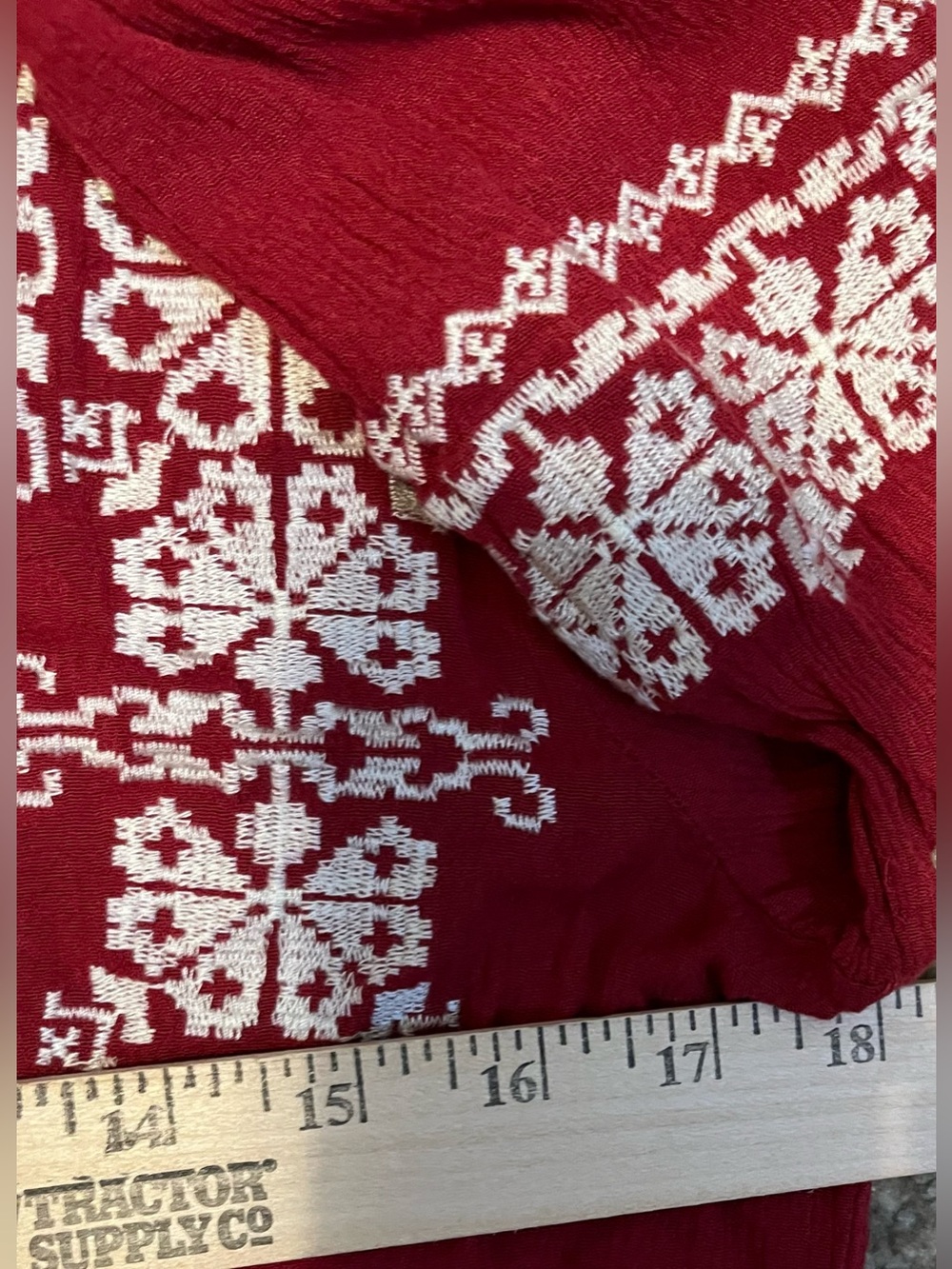 Love Stitch Stella Embroidered Bohemian Blouse size S - Picture 14 of 16